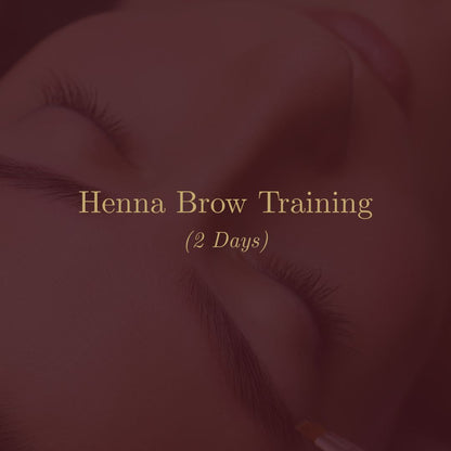 Henna Brow Training (2 Days)